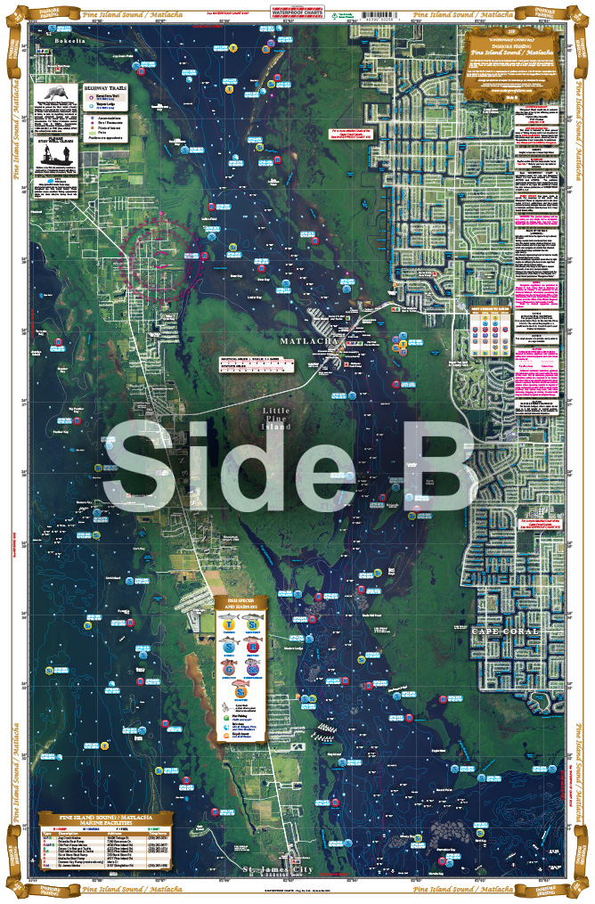 Pine Island Sound and Matlacha Inshore Fishing Chart 25F - Image 2