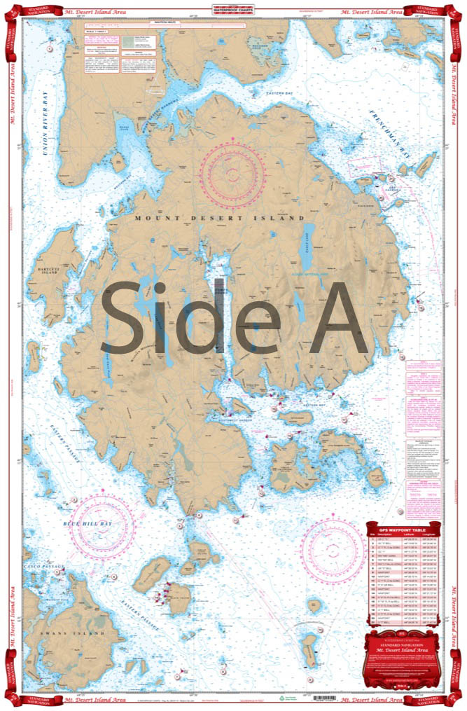 Dessert Island and Area Navigation Chart 105