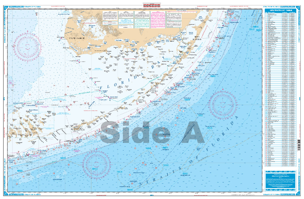 Straits of Florida Offshore Fish and Dive Chart 10F