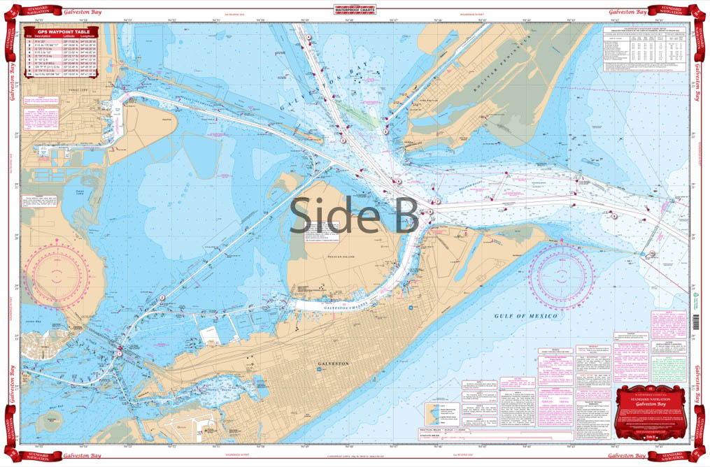 Galveston Bay Navigation Chart 111