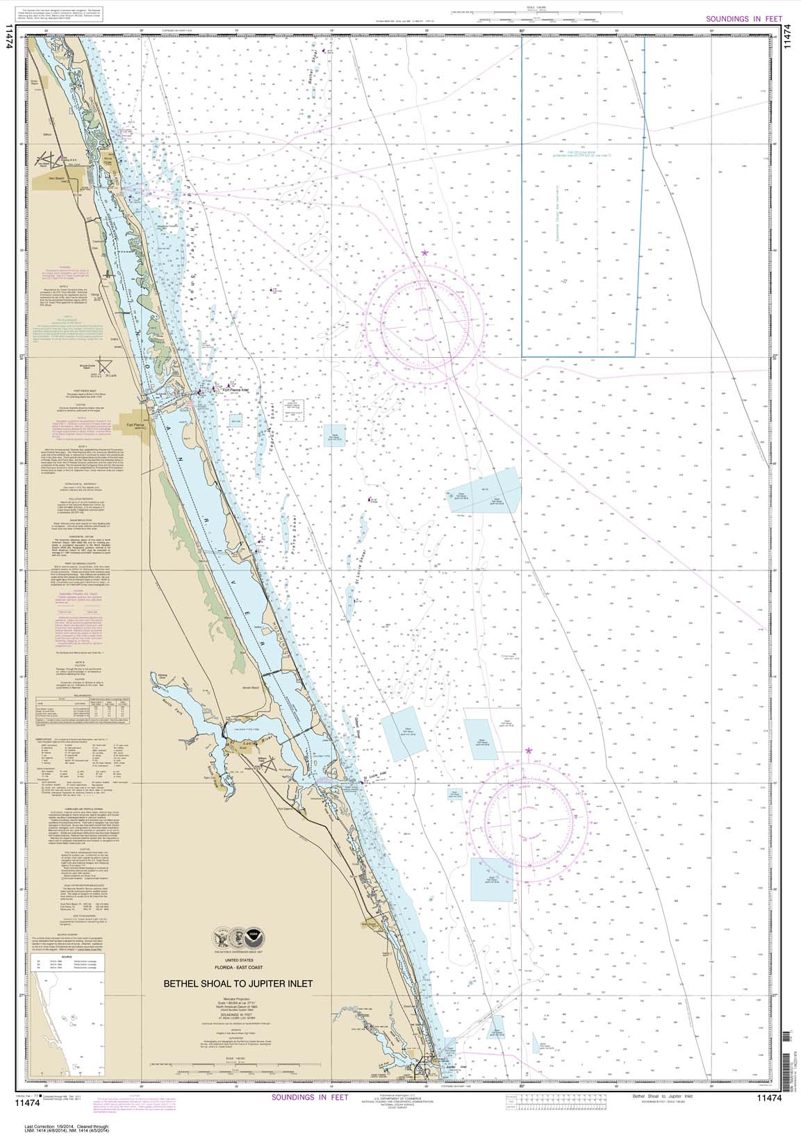 Bethel Shoal to Jupiter Inlet