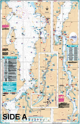 Lake Champlain Depth Chart Map