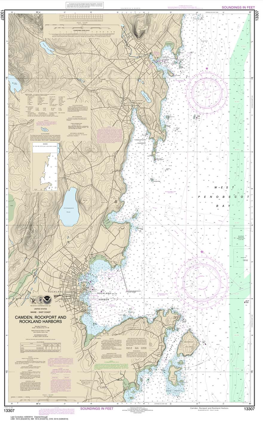 Camden: Rockport and Rockland Harbors