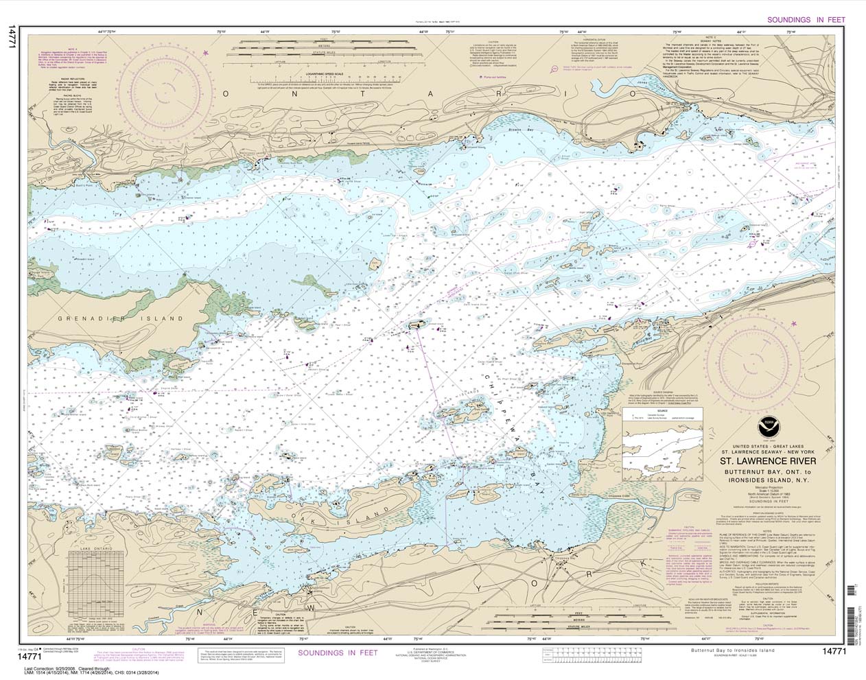 Butternut Bay: Ont.: to Ironsides l.: N.Y.