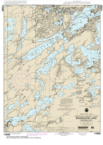 Basswood Lake: Western Part
