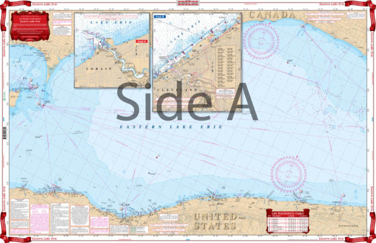 Eastern Lake Erie Navigation Chart 158