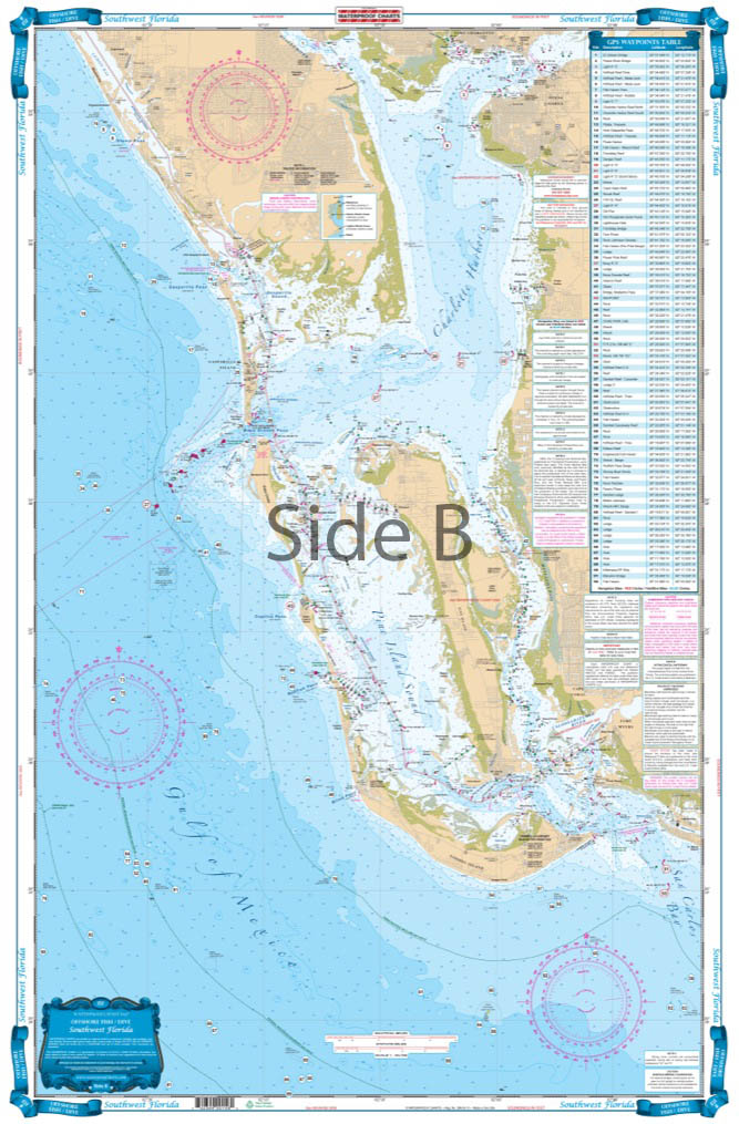 Southwest Florida Offshore Fish and Dive Chart 15F