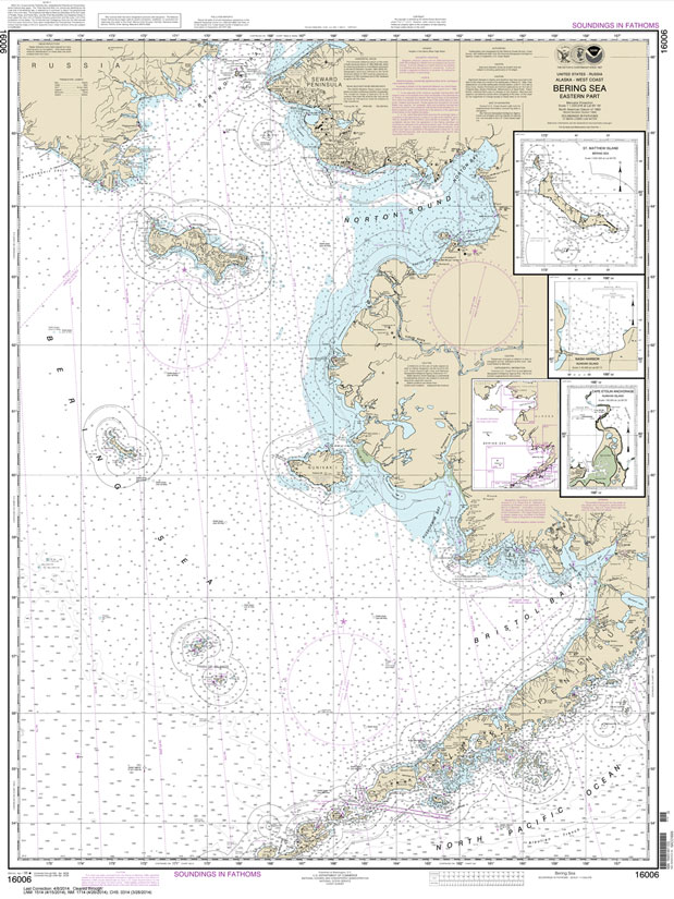 Bering Sea-eastern part;St. Matthew Island: Bering Sea;Cape Etolin: Achorage: Nunivak Island