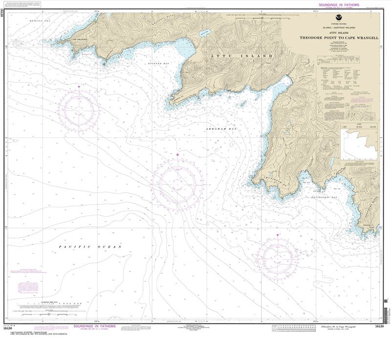 Attu Island Theodore Pt. to Cape Wrangell