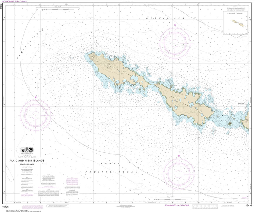 Semichi Islands Alaid and Nizki Islands