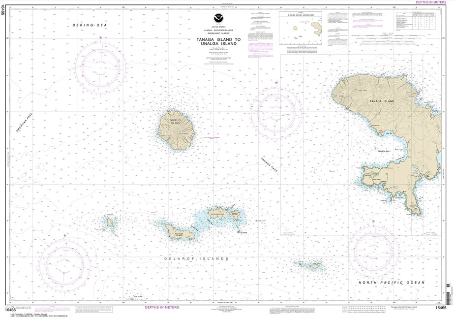 Tanaga Island to Unalga Island