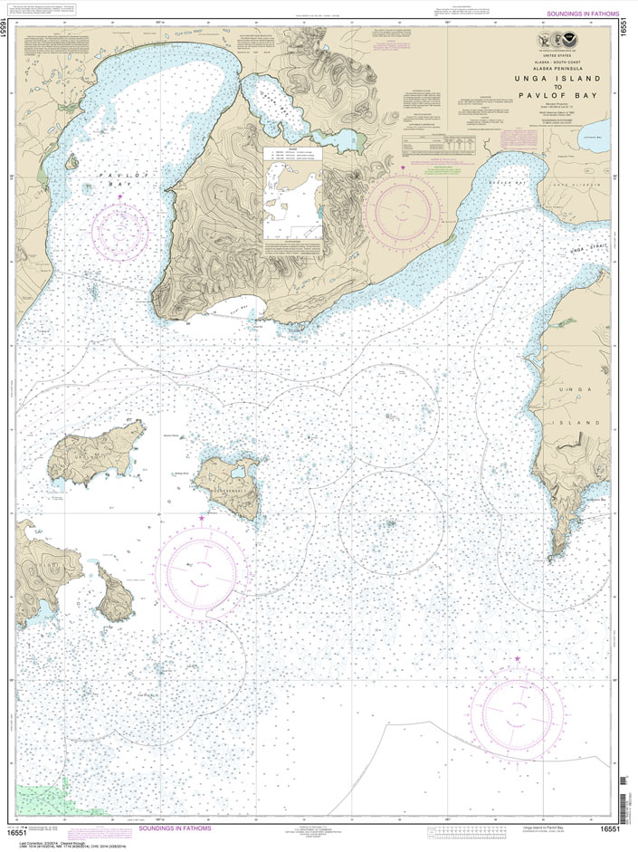 Unga Island to Pavlof Bay: Alaska Pen.