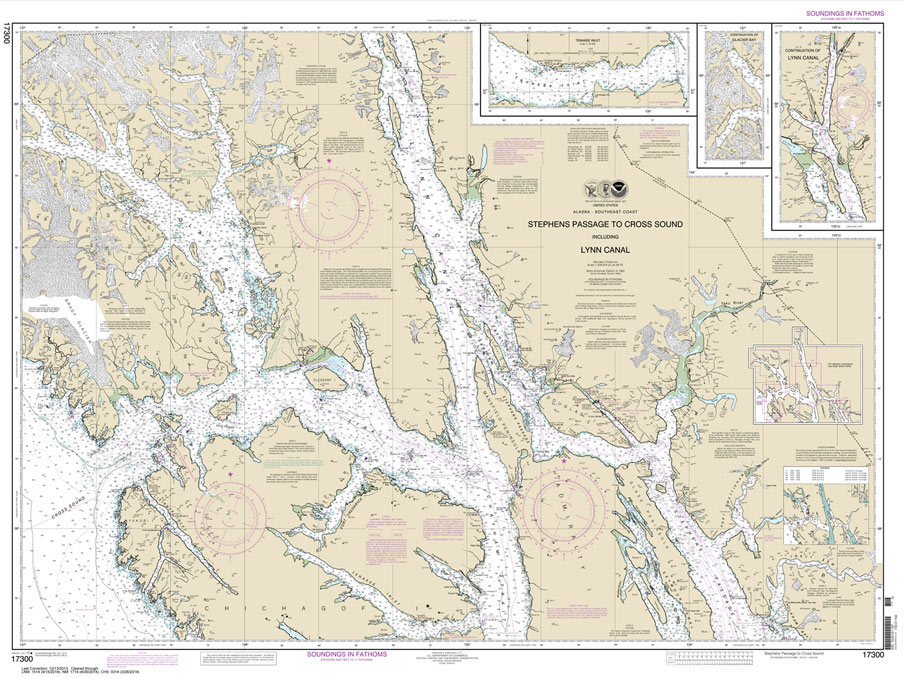 Stephens Passage to Cross Sound: including Lynn Canal
