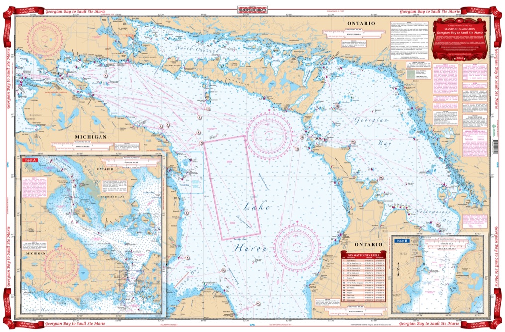Georgian Bay to Sault Ste Marie Navigation Chart 177