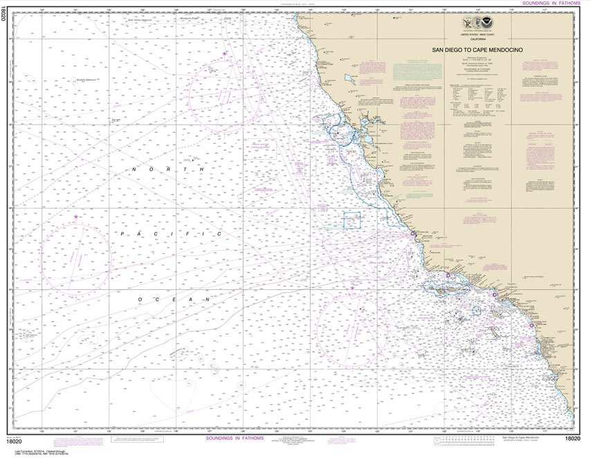 San Diego to Cape Mendocino