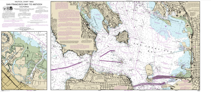 San Francisco Bay Nautical Chart