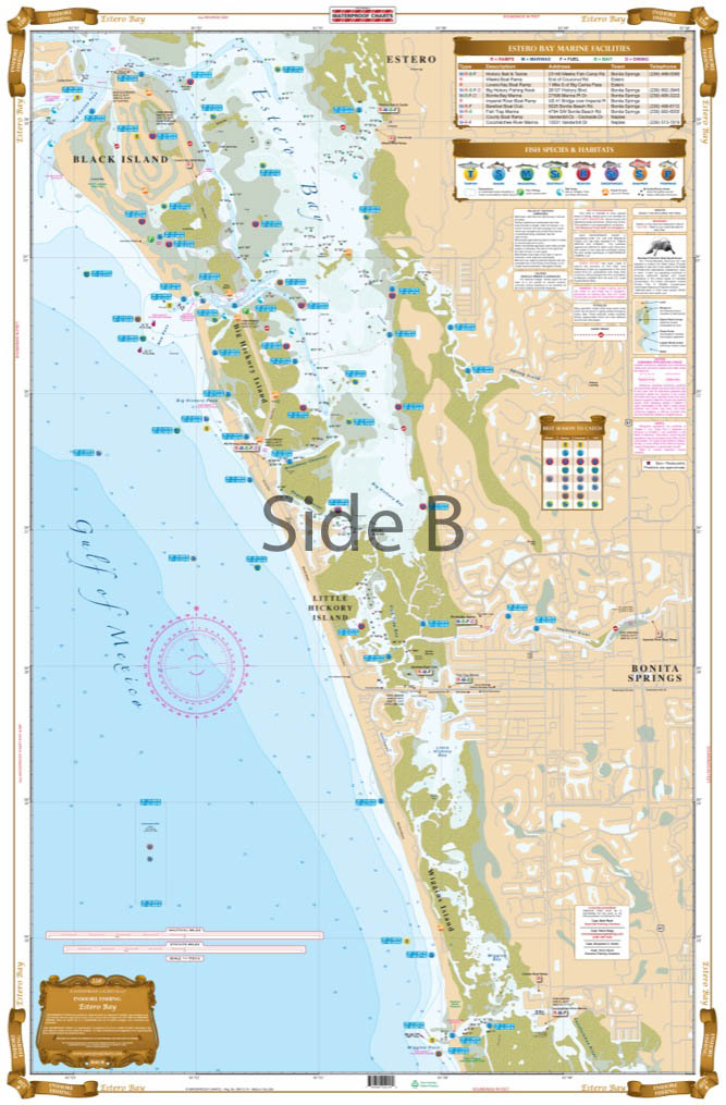 Estero Bay Inshore Fishing Chart 221F