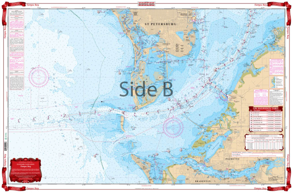 Coverage of Tampa Bay Navigation chart/marine chart 22