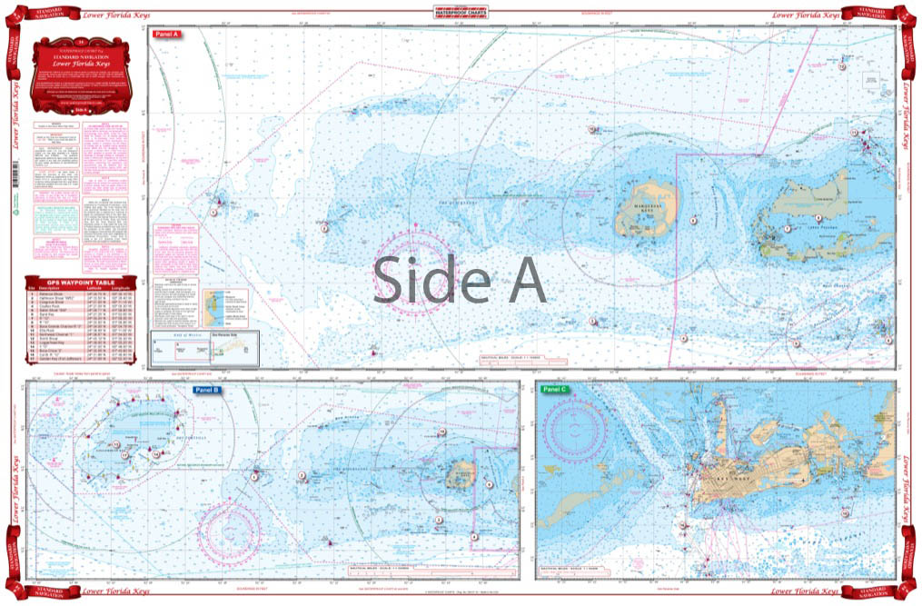 Lower Florida Keys Navigation Chart 34