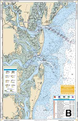 Jacksonville to Hilton Head Chart Kit - Inshore Fishing