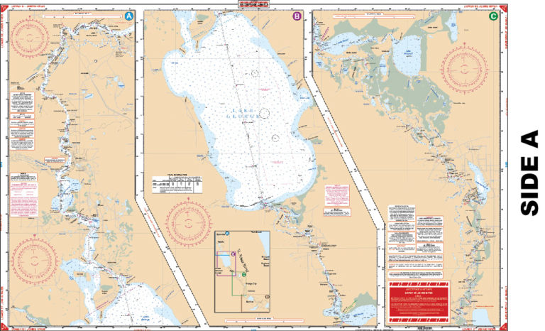 Lower St. John's River Navigation Chart 37S