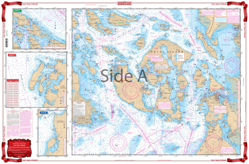 San Juan Islands Navigation Chart 43