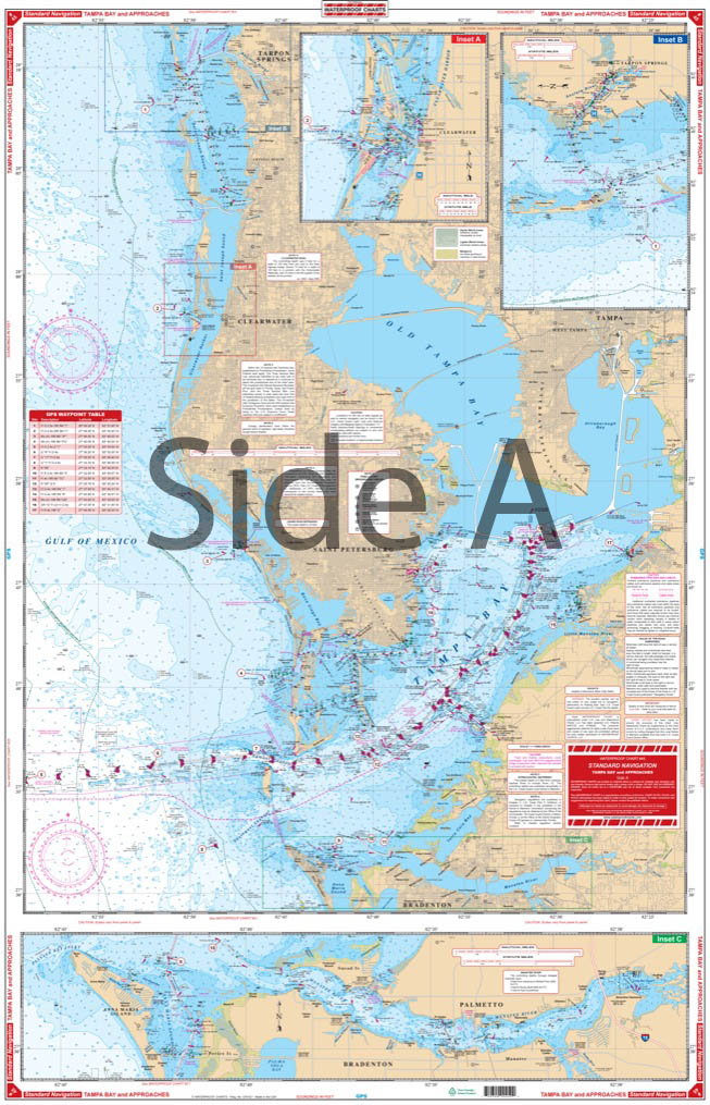 Coverage of Tampa Bay and Approaches Navigation Chart 45