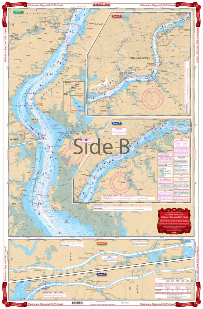 Delaware Bay and C&D Canal Navigation Chart 48