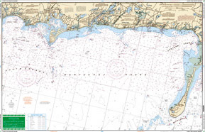 Cape Cod South Shore Large Print Navigation Chart 51E