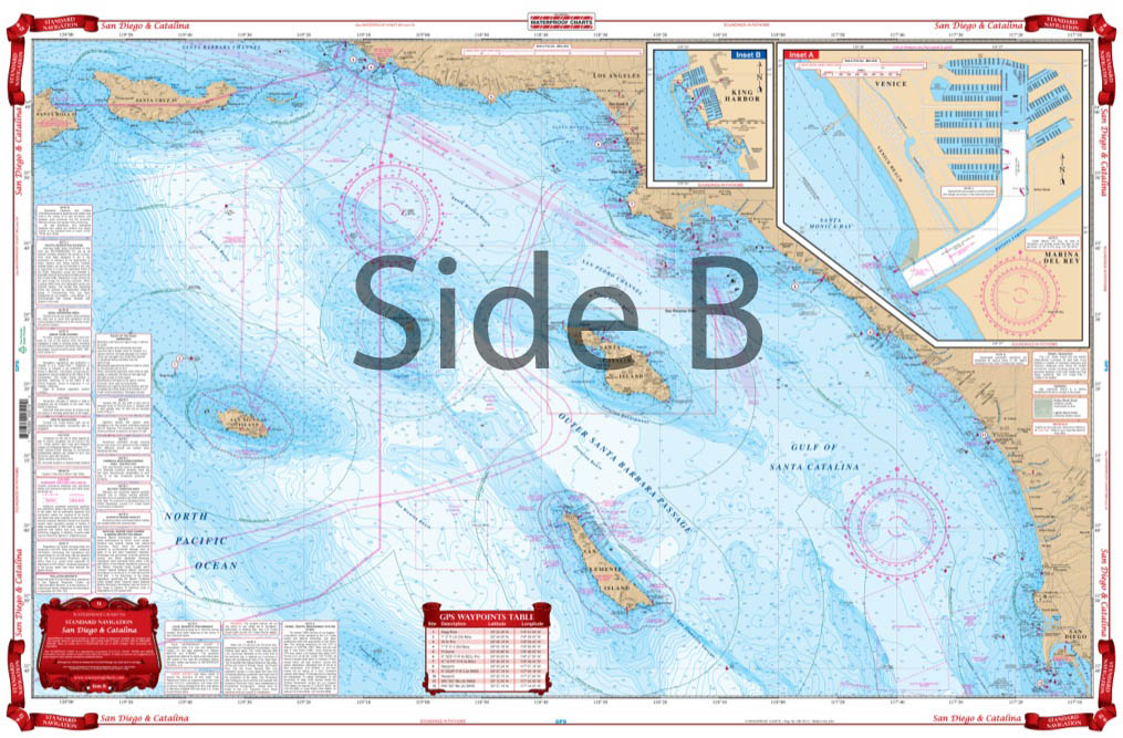 San Diego and Catalina Navigation Chart 51