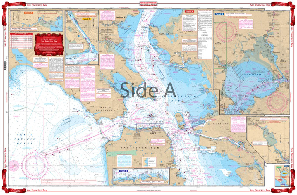 San Francisco Bay Navigation Chart 52
