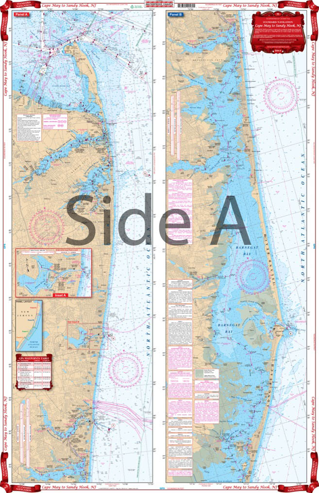 Cape May to Sandy Hook NJ Navigation Chart 56