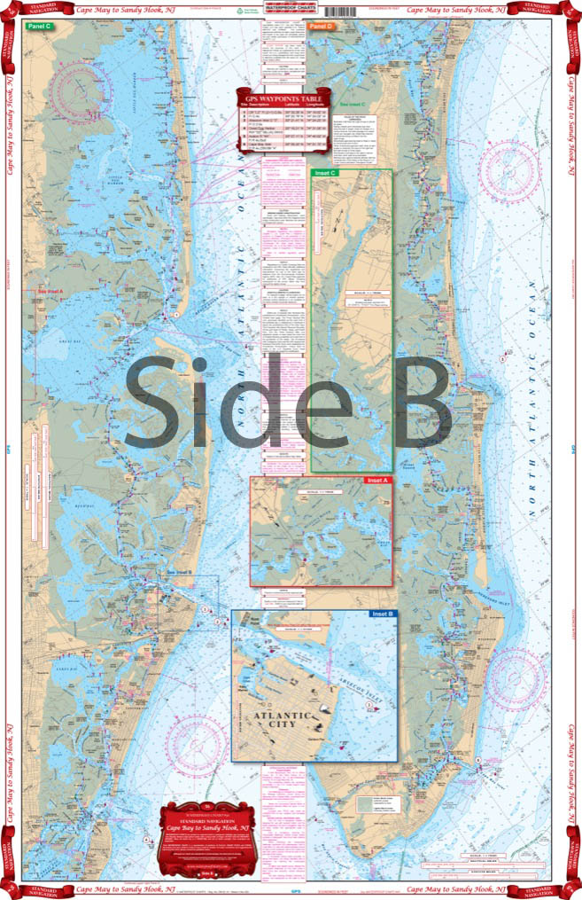 Cape May to Sandy Hook NJ Navigation Chart 56