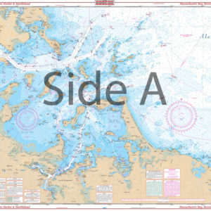 Massachusetts Bay, Boston Harbor, and Marblehead Navigation Chart 65