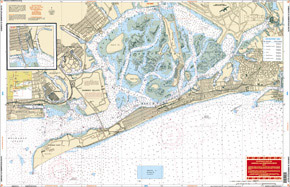 Jamaica and Hempstead Bays Navigation Chart 6