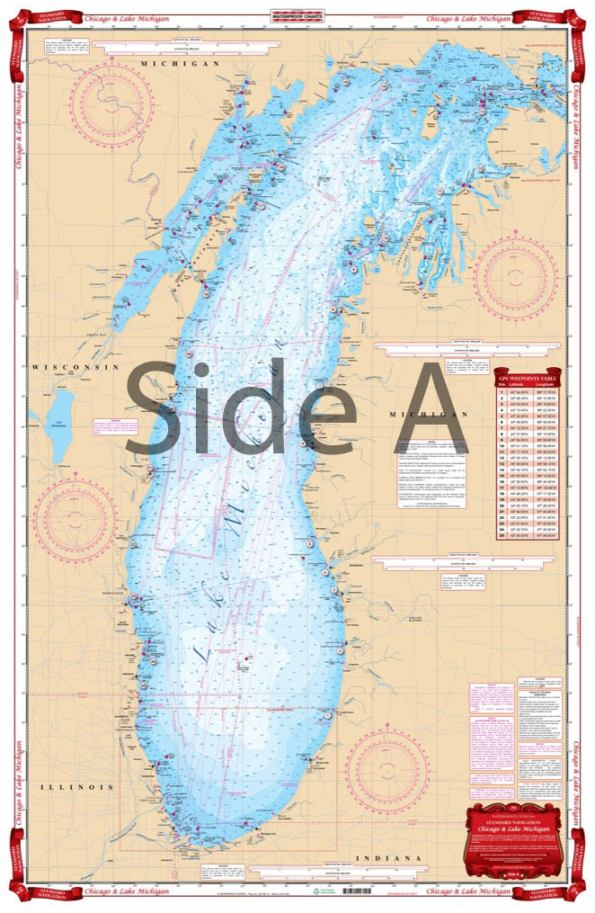 Chicago and Lake Michigan Navigation Chart 70