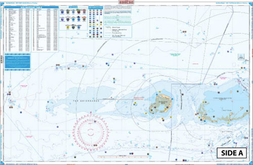 Waterproof Charts 94F Mobile Bay to Pensacola Bay Fishing Offshore Fish & dive