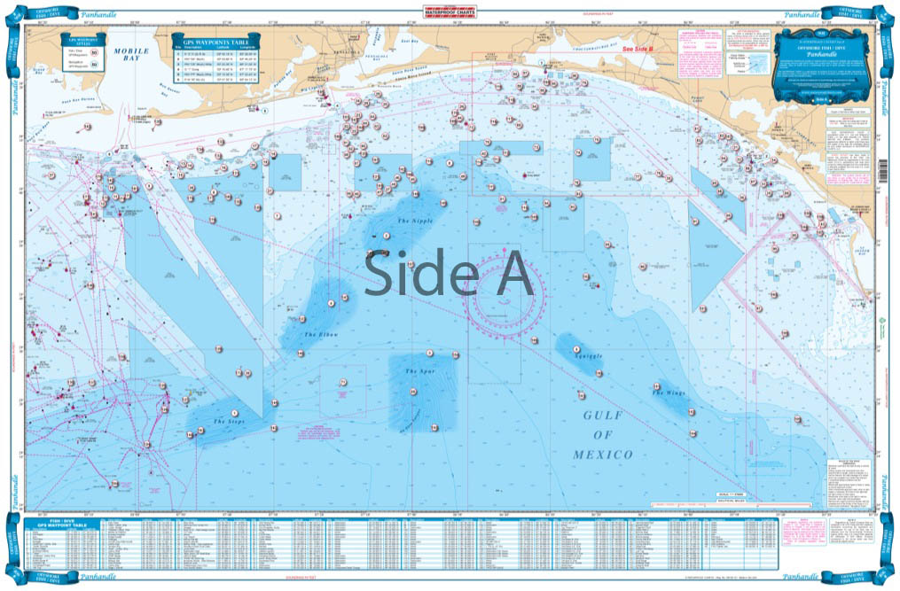 Bathymetric Chart Gulf Of Mexico