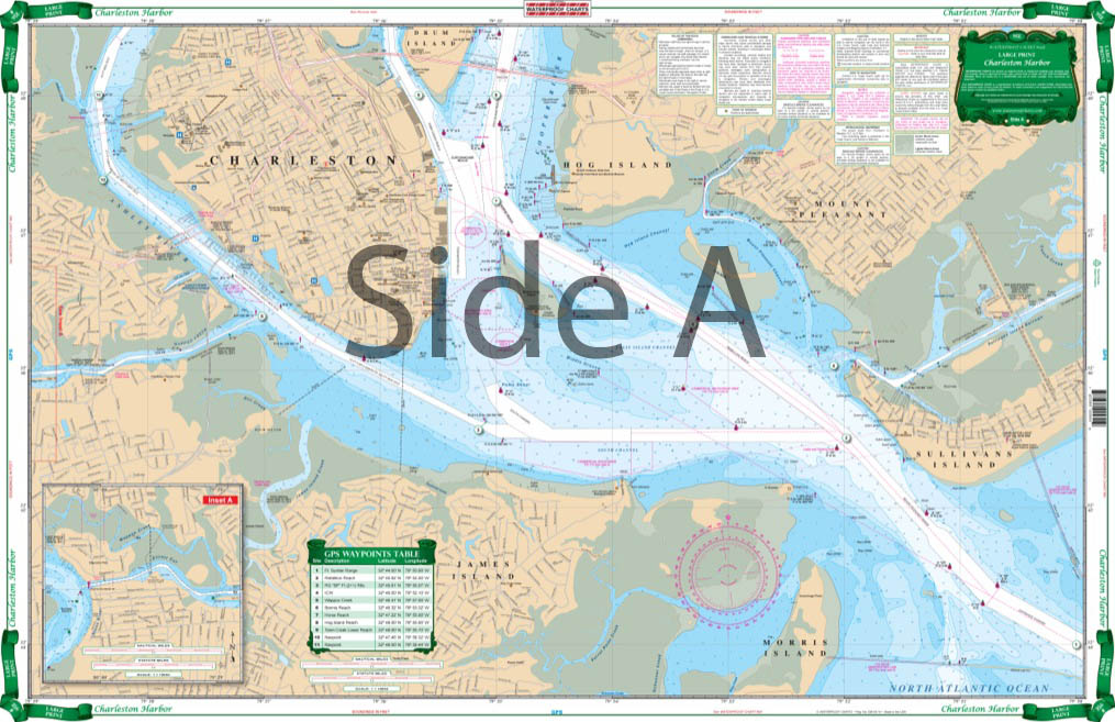 Charleston Harbor - Large Print Navigation Chart 95E