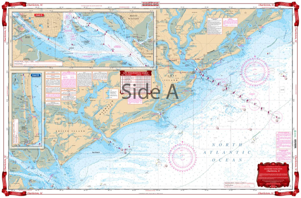 Charleston Harbor Navigation Chart