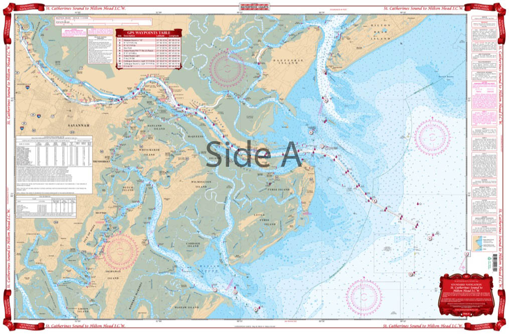 St.Catherines Sound to Hilton Head ICW Navigation Chart 97