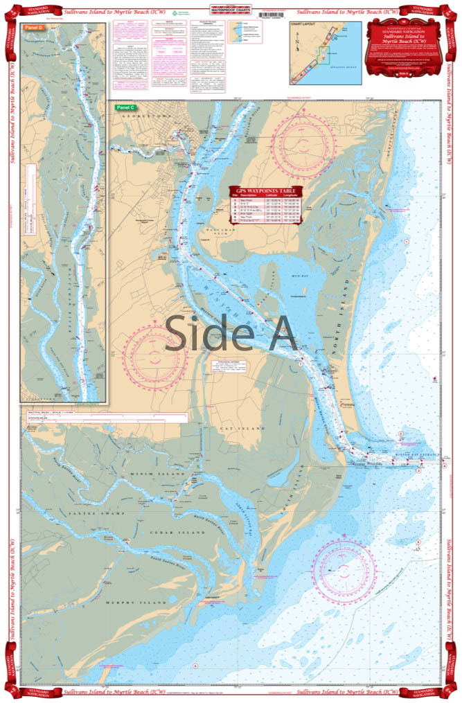 Charleston Harbor to Myrtle Beach Navigation Chart 98