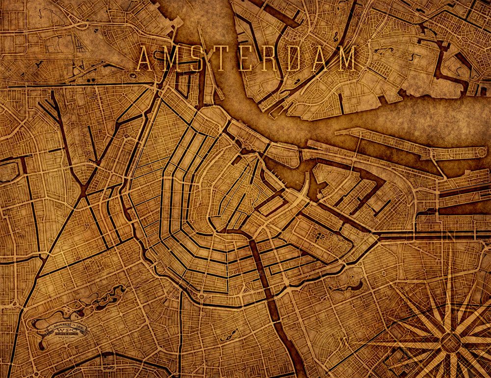 Amsterdam_Vintage_Wrapped_Canvas