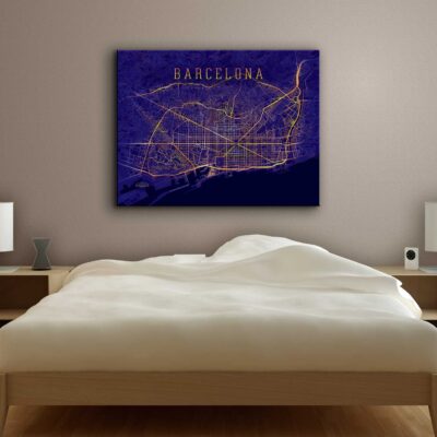 Barcelona_Nightmode_Wall_Canvas