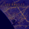 Los_Angeles_Nightmode_Wrapped_Canvas