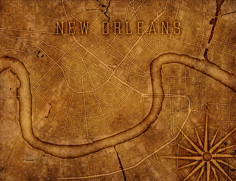 New_Orleans_Vintage_Wrapped_Canvas