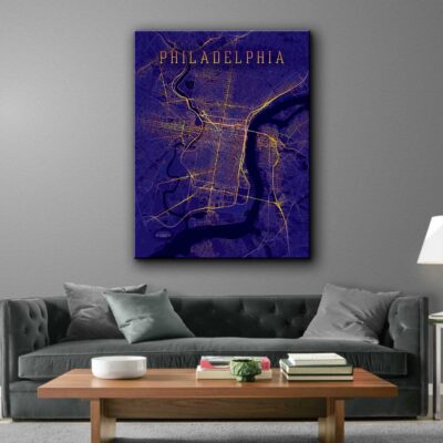 Philadelphia_Nightmode_Wall_Canvas