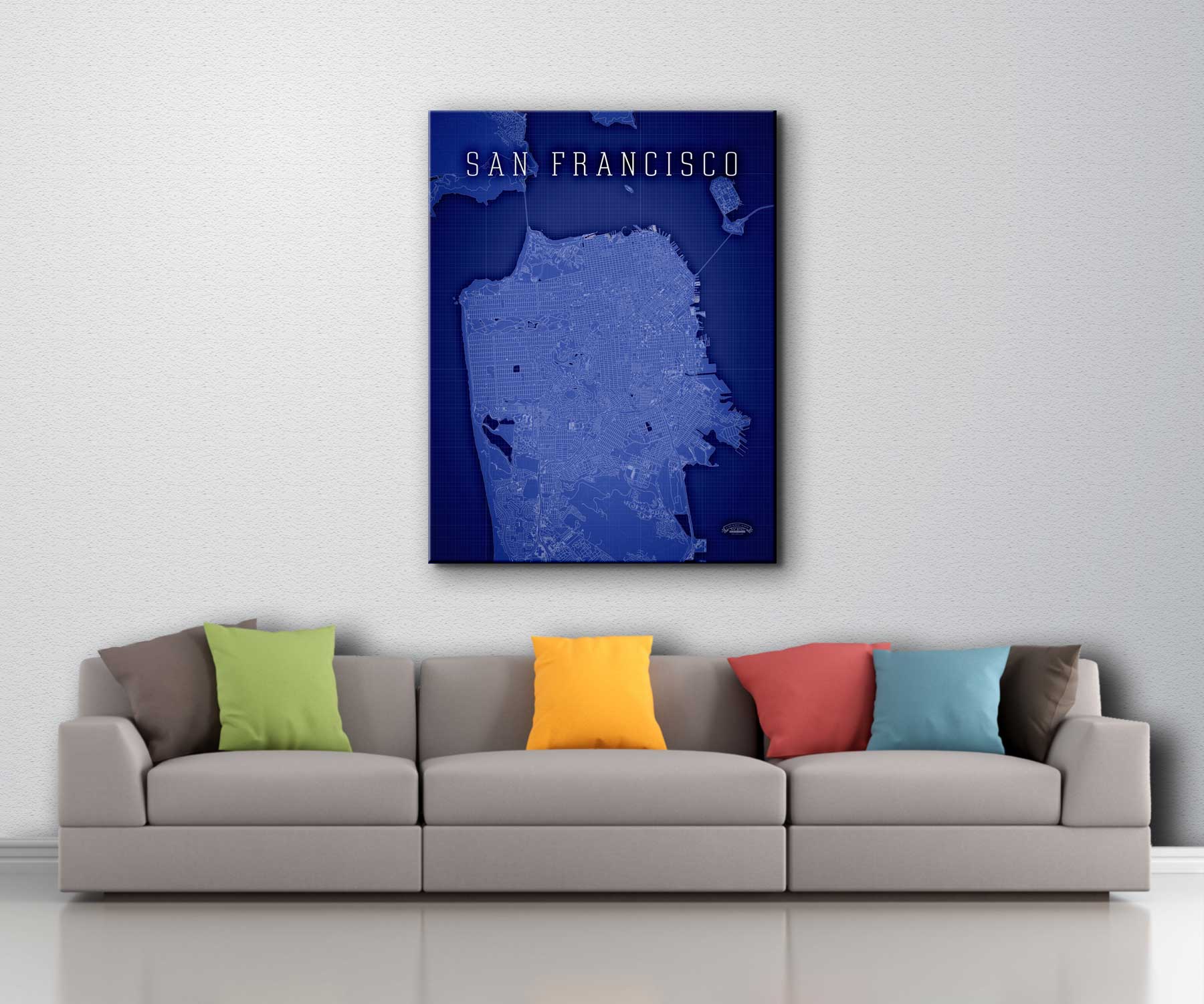 San_Francisco_Blueprint_Wall_Canvas