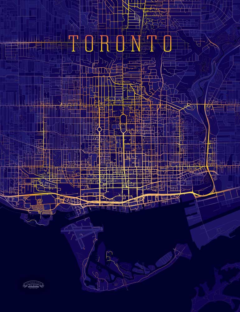 Toronto_Nightmode_Wrapped_Canvas